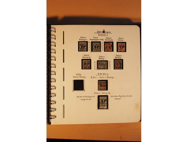 1766/1945, umfangreiche ungebrauchte/postfrische und gestempelte Sammlung mit Briefen und vielen besseren Werten, beginnend m