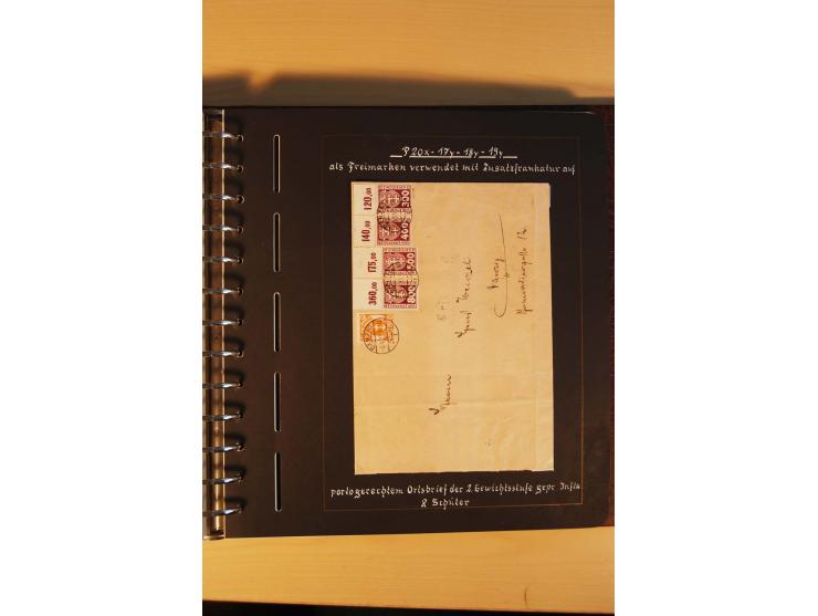 1766/1945, umfangreiche ungebrauchte/postfrische und gestempelte Sammlung mit Briefen und vielen besseren Werten, beginnend m