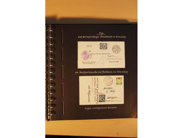 1766/1945, umfangreiche ungebrauchte/postfrische und gestempelte Sammlung mit Briefen und vielen besseren Werten, beginnend m