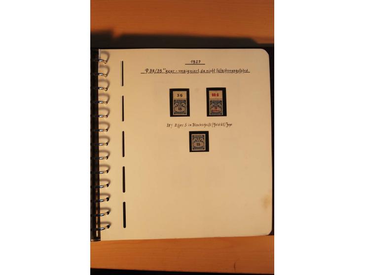 1766/1945, umfangreiche ungebrauchte/postfrische und gestempelte Sammlung mit Briefen und vielen besseren Werten, beginnend m