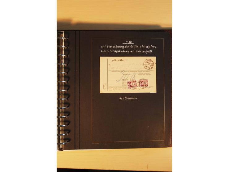 1766/1945, umfangreiche ungebrauchte/postfrische und gestempelte Sammlung mit Briefen und vielen besseren Werten, beginnend m