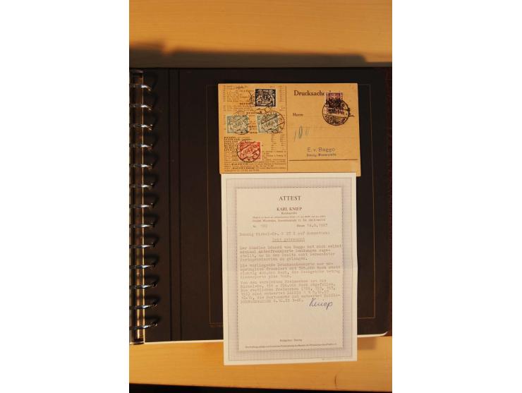 1766/1945, umfangreiche ungebrauchte/postfrische und gestempelte Sammlung mit Briefen und vielen besseren Werten, beginnend m