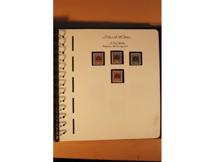 1766/1945, umfangreiche ungebrauchte/postfrische und gestempelte Sammlung mit Briefen und vielen besseren Werten, beginnend m