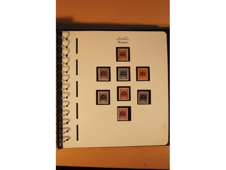 1766/1945, umfangreiche ungebrauchte/postfrische und gestempelte Sammlung mit Briefen und vielen besseren Werten, beginnend m