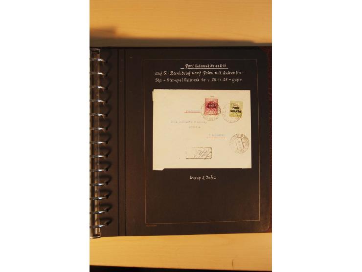 1766/1945, umfangreiche ungebrauchte/postfrische und gestempelte Sammlung mit Briefen und vielen besseren Werten, beginnend m