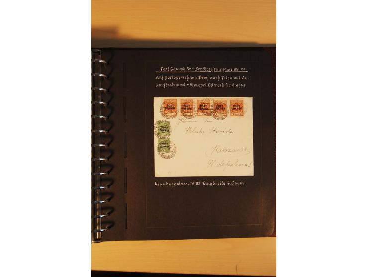 1766/1945, umfangreiche ungebrauchte/postfrische und gestempelte Sammlung mit Briefen und vielen besseren Werten, beginnend m
