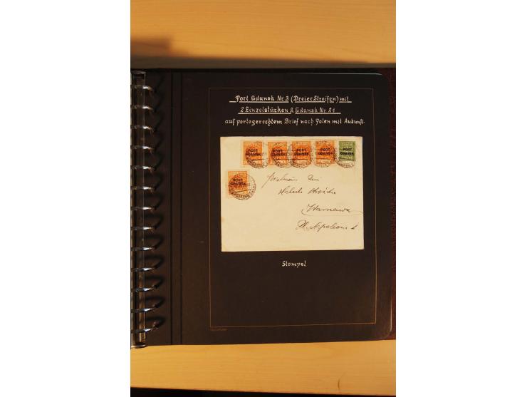 1766/1945, umfangreiche ungebrauchte/postfrische und gestempelte Sammlung mit Briefen und vielen besseren Werten, beginnend m