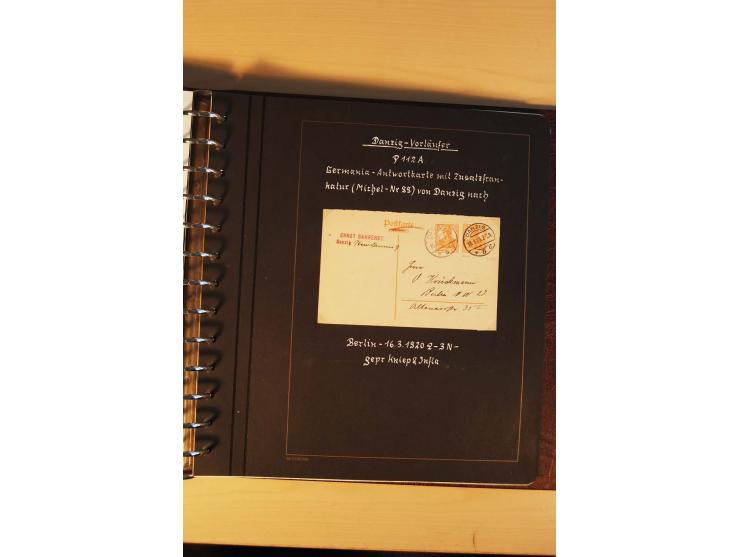 1766/1945, umfangreiche ungebrauchte/postfrische und gestempelte Sammlung mit Briefen und vielen besseren Werten, beginnend m
