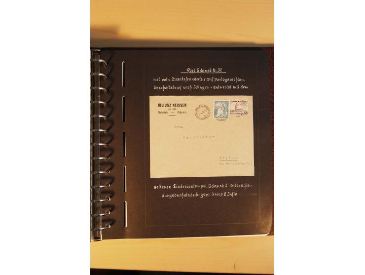 1766/1945, umfangreiche ungebrauchte/postfrische und gestempelte Sammlung mit Briefen und vielen besseren Werten, beginnend m