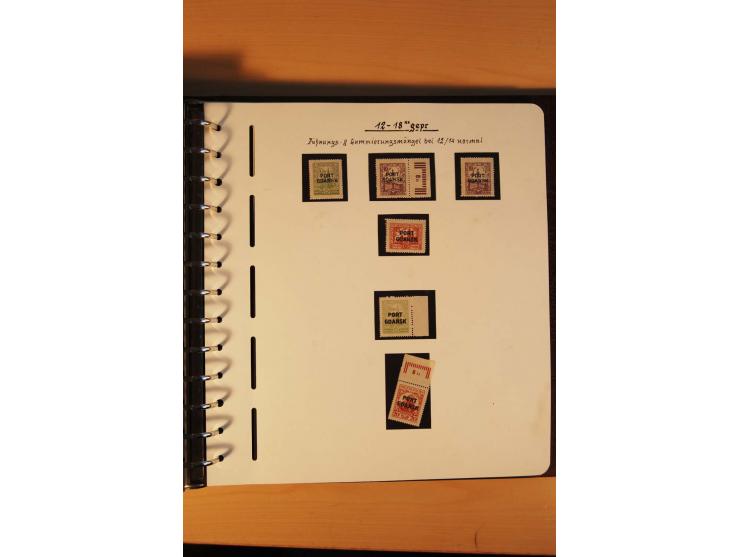 1766/1945, umfangreiche ungebrauchte/postfrische und gestempelte Sammlung mit Briefen und vielen besseren Werten, beginnend m