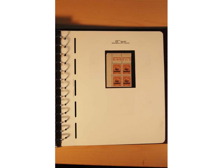 1766/1945, umfangreiche ungebrauchte/postfrische und gestempelte Sammlung mit Briefen und vielen besseren Werten, beginnend m