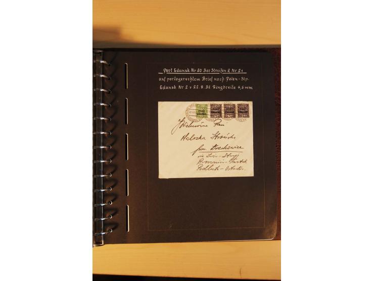 1766/1945, umfangreiche ungebrauchte/postfrische und gestempelte Sammlung mit Briefen und vielen besseren Werten, beginnend m