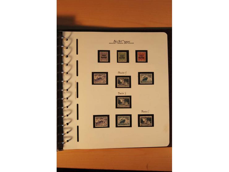 1766/1945, umfangreiche ungebrauchte/postfrische und gestempelte Sammlung mit Briefen und vielen besseren Werten, beginnend m