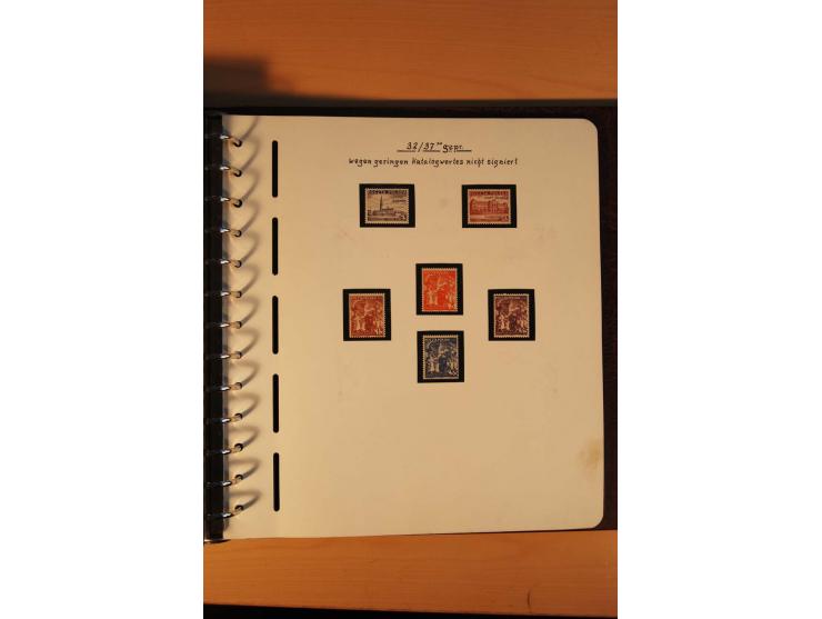 1766/1945, umfangreiche ungebrauchte/postfrische und gestempelte Sammlung mit Briefen und vielen besseren Werten, beginnend m