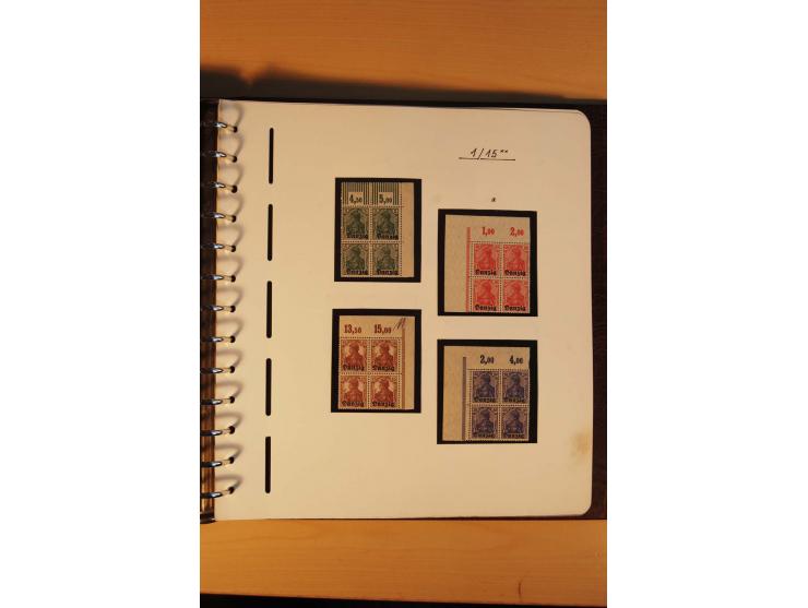 1766/1945, umfangreiche ungebrauchte/postfrische und gestempelte Sammlung mit Briefen und vielen besseren Werten, beginnend m