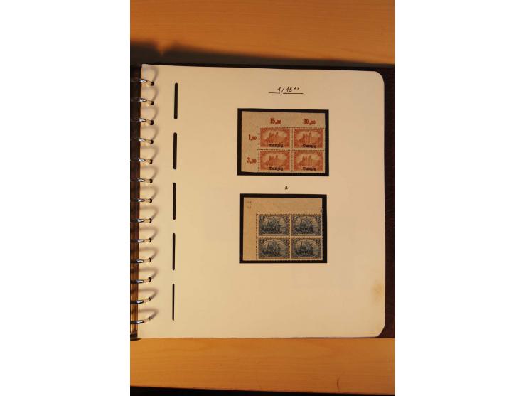 1766/1945, umfangreiche ungebrauchte/postfrische und gestempelte Sammlung mit Briefen und vielen besseren Werten, beginnend m