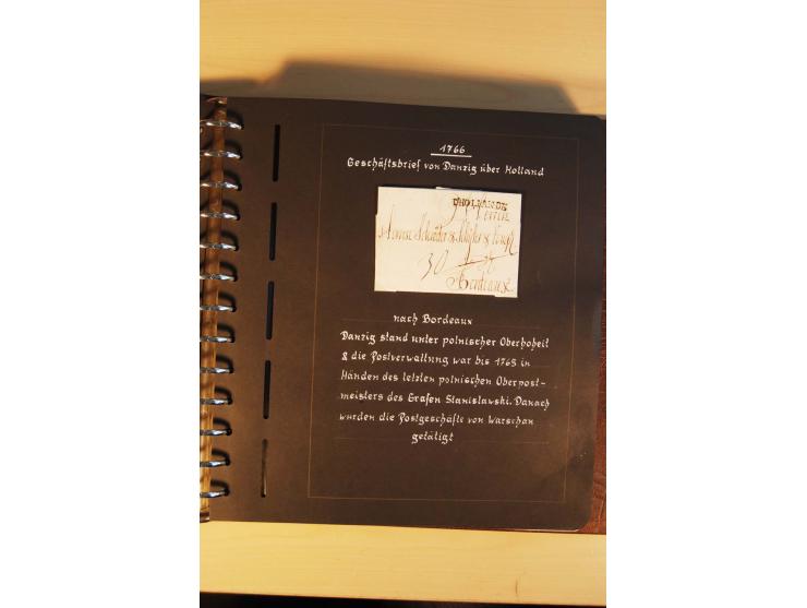 1766/1945, umfangreiche ungebrauchte/postfrische und gestempelte Sammlung mit Briefen und vielen besseren Werten, beginnend m