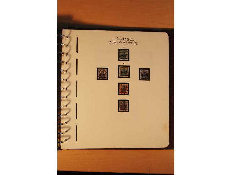 1766/1945, umfangreiche ungebrauchte/postfrische und gestempelte Sammlung mit Briefen und vielen besseren Werten, beginnend m