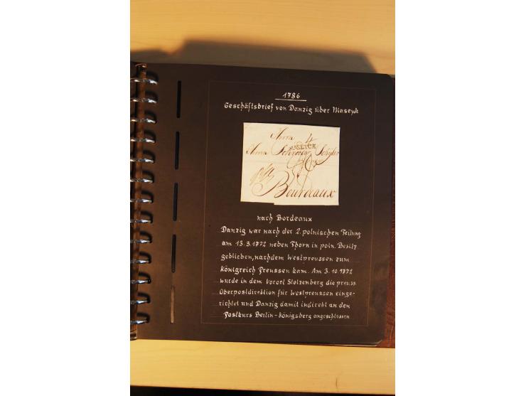 1766/1945, umfangreiche ungebrauchte/postfrische und gestempelte Sammlung mit Briefen und vielen besseren Werten, beginnend m