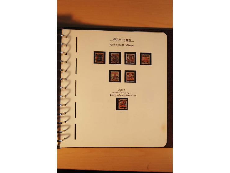 1766/1945, umfangreiche ungebrauchte/postfrische und gestempelte Sammlung mit Briefen und vielen besseren Werten, beginnend m