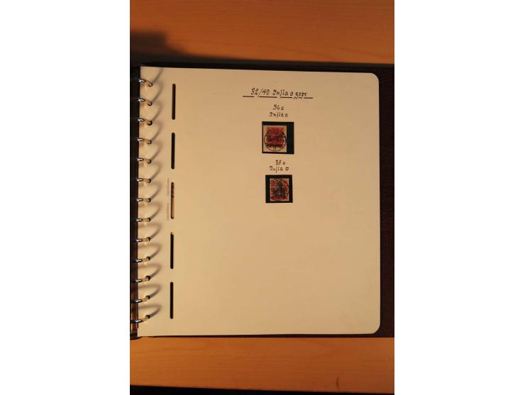 1766/1945, umfangreiche ungebrauchte/postfrische und gestempelte Sammlung mit Briefen und vielen besseren Werten, beginnend m