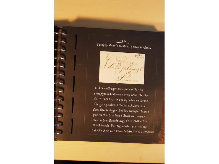 1766/1945, umfangreiche ungebrauchte/postfrische und gestempelte Sammlung mit Briefen und vielen besseren Werten, beginnend m