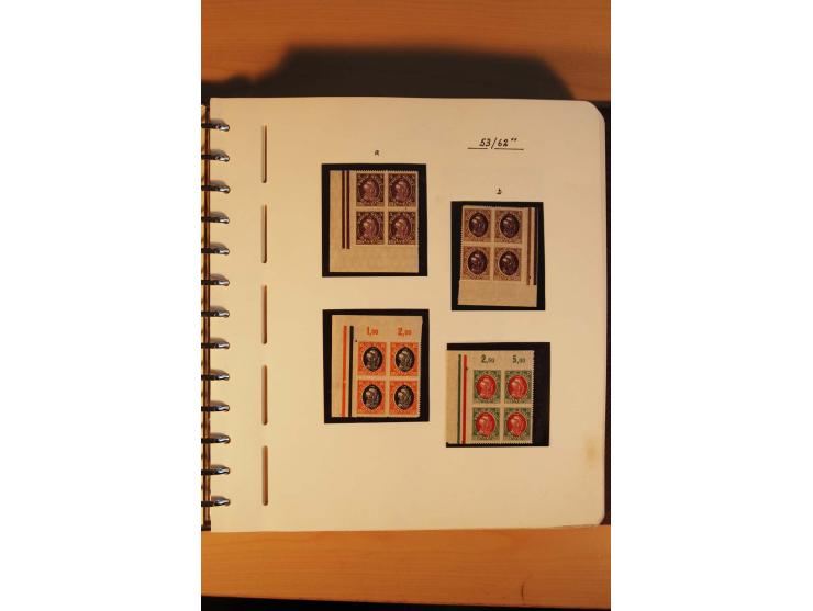 1766/1945, umfangreiche ungebrauchte/postfrische und gestempelte Sammlung mit Briefen und vielen besseren Werten, beginnend m