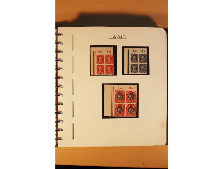 1766/1945, umfangreiche ungebrauchte/postfrische und gestempelte Sammlung mit Briefen und vielen besseren Werten, beginnend m