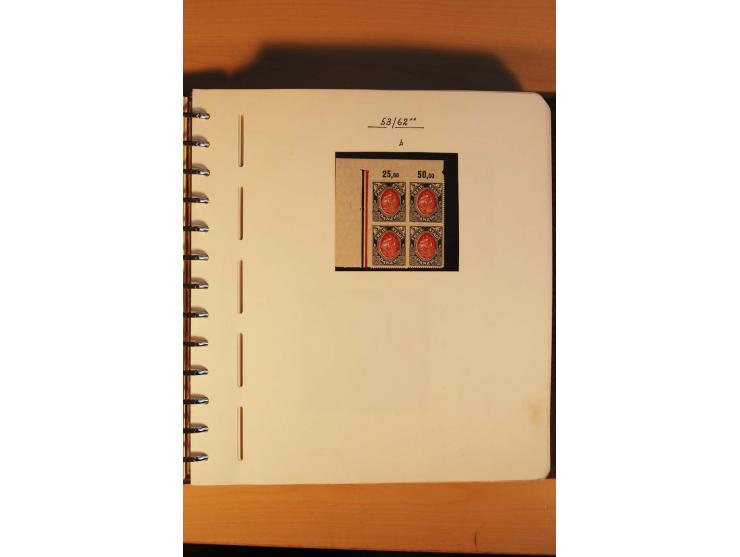 1766/1945, umfangreiche ungebrauchte/postfrische und gestempelte Sammlung mit Briefen und vielen besseren Werten, beginnend m
