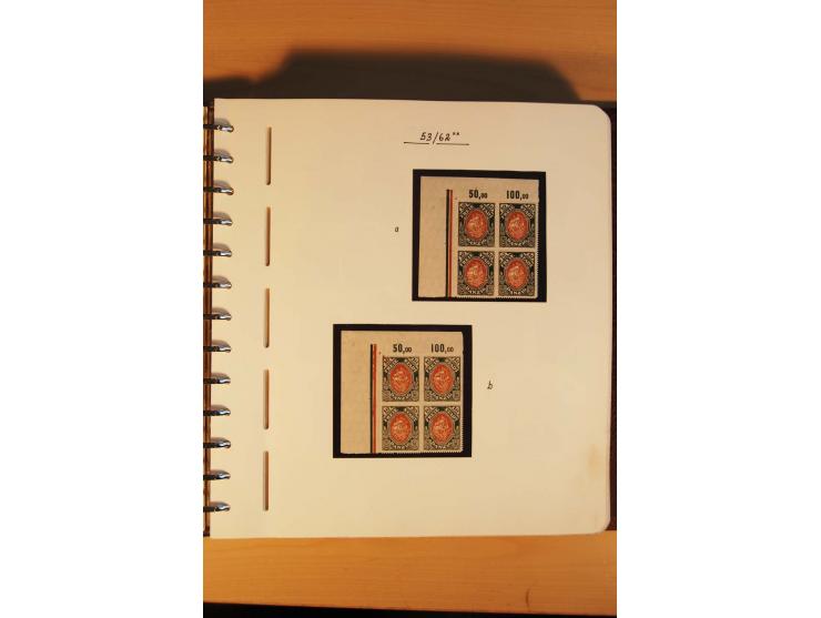 1766/1945, umfangreiche ungebrauchte/postfrische und gestempelte Sammlung mit Briefen und vielen besseren Werten, beginnend m