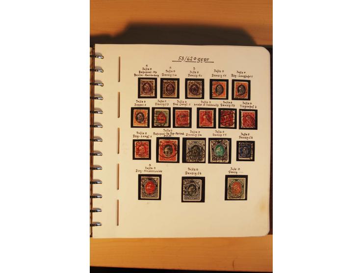 1766/1945, umfangreiche ungebrauchte/postfrische und gestempelte Sammlung mit Briefen und vielen besseren Werten, beginnend m
