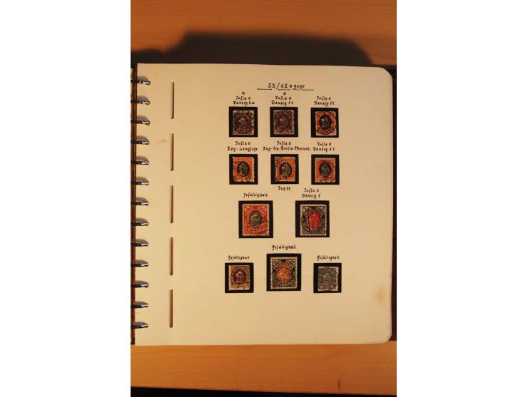 1766/1945, umfangreiche ungebrauchte/postfrische und gestempelte Sammlung mit Briefen und vielen besseren Werten, beginnend m