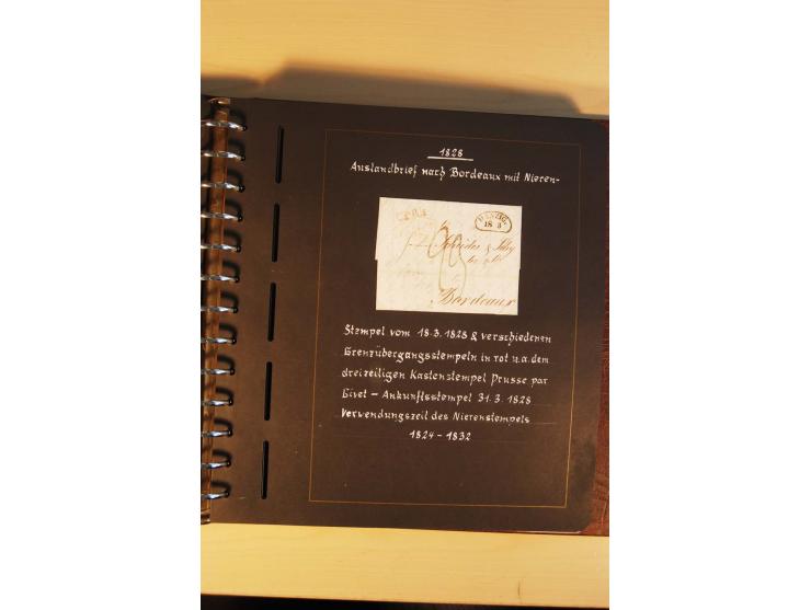 1766/1945, umfangreiche ungebrauchte/postfrische und gestempelte Sammlung mit Briefen und vielen besseren Werten, beginnend m