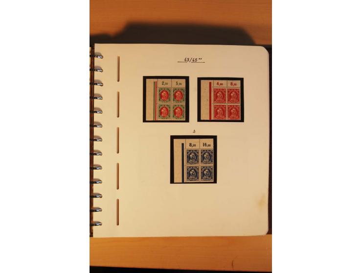 1766/1945, umfangreiche ungebrauchte/postfrische und gestempelte Sammlung mit Briefen und vielen besseren Werten, beginnend m