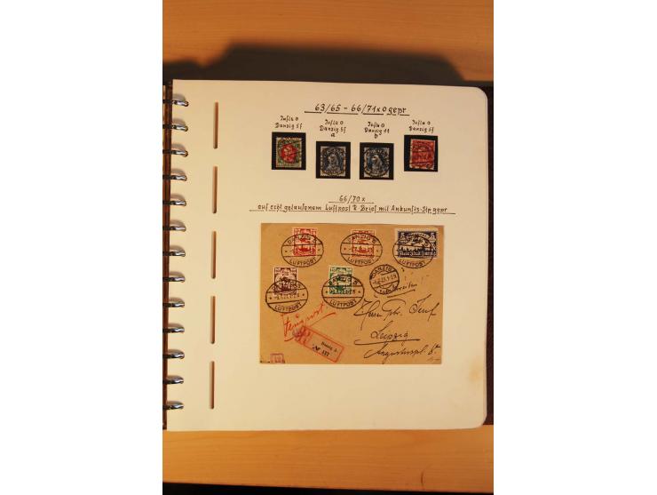 1766/1945, umfangreiche ungebrauchte/postfrische und gestempelte Sammlung mit Briefen und vielen besseren Werten, beginnend m