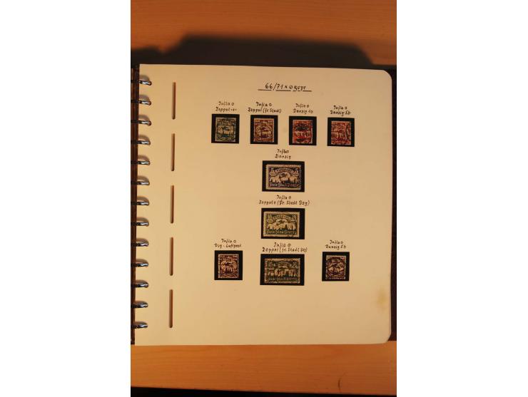 1766/1945, umfangreiche ungebrauchte/postfrische und gestempelte Sammlung mit Briefen und vielen besseren Werten, beginnend m