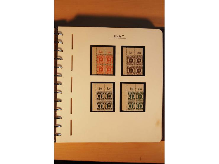 1766/1945, umfangreiche ungebrauchte/postfrische und gestempelte Sammlung mit Briefen und vielen besseren Werten, beginnend m
