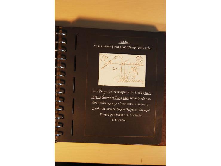 1766/1945, umfangreiche ungebrauchte/postfrische und gestempelte Sammlung mit Briefen und vielen besseren Werten, beginnend m