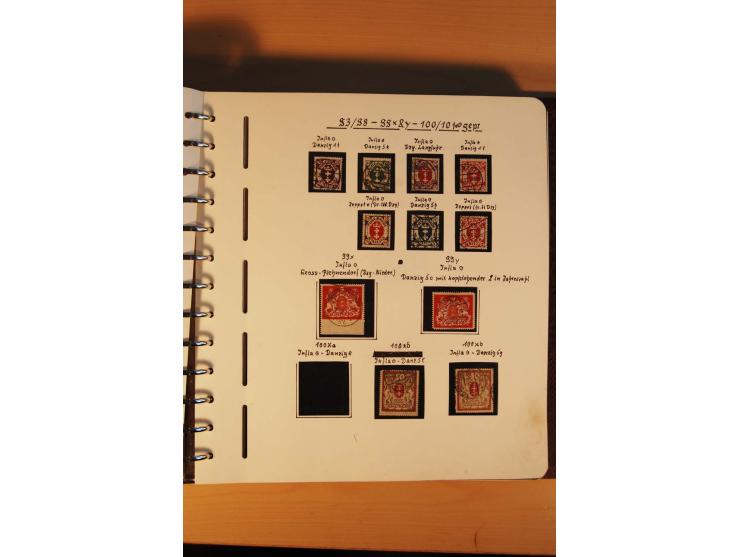 1766/1945, umfangreiche ungebrauchte/postfrische und gestempelte Sammlung mit Briefen und vielen besseren Werten, beginnend m