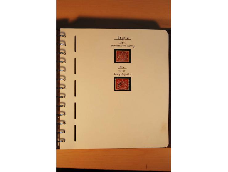 1766/1945, umfangreiche ungebrauchte/postfrische und gestempelte Sammlung mit Briefen und vielen besseren Werten, beginnend m
