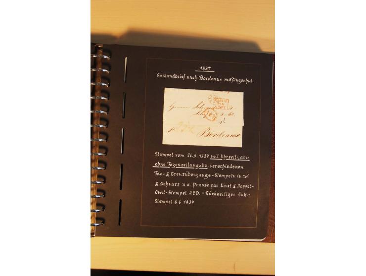1766/1945, umfangreiche ungebrauchte/postfrische und gestempelte Sammlung mit Briefen und vielen besseren Werten, beginnend m