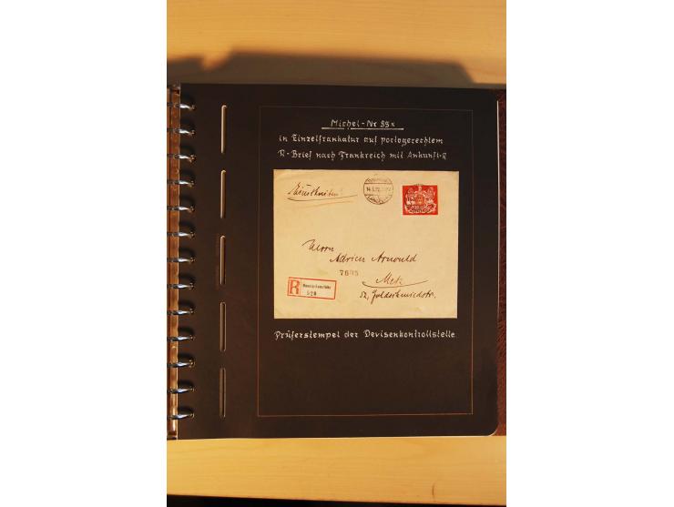 1766/1945, umfangreiche ungebrauchte/postfrische und gestempelte Sammlung mit Briefen und vielen besseren Werten, beginnend m