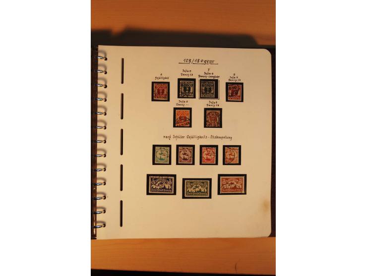 1766/1945, umfangreiche ungebrauchte/postfrische und gestempelte Sammlung mit Briefen und vielen besseren Werten, beginnend m