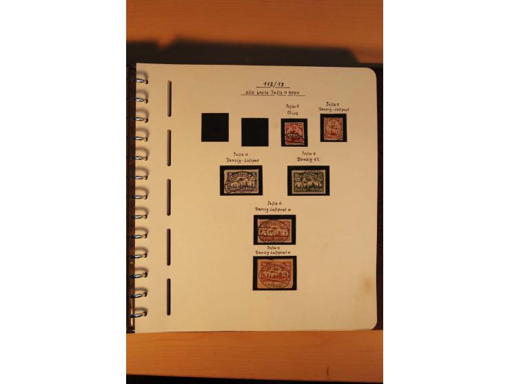 1766/1945, umfangreiche ungebrauchte/postfrische und gestempelte Sammlung mit Briefen und vielen besseren Werten, beginnend m