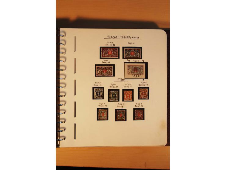 1766/1945, umfangreiche ungebrauchte/postfrische und gestempelte Sammlung mit Briefen und vielen besseren Werten, beginnend m