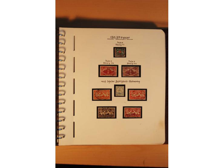 1766/1945, umfangreiche ungebrauchte/postfrische und gestempelte Sammlung mit Briefen und vielen besseren Werten, beginnend m