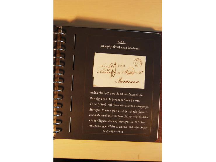 1766/1945, umfangreiche ungebrauchte/postfrische und gestempelte Sammlung mit Briefen und vielen besseren Werten, beginnend m