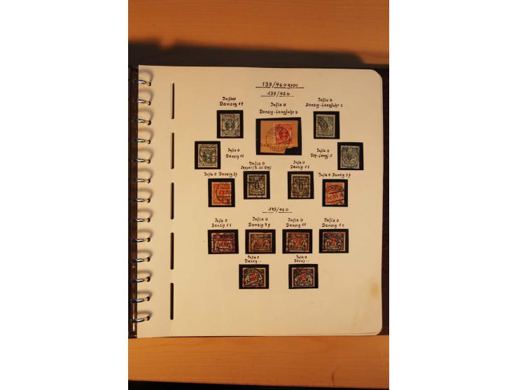 1766/1945, umfangreiche ungebrauchte/postfrische und gestempelte Sammlung mit Briefen und vielen besseren Werten, beginnend m