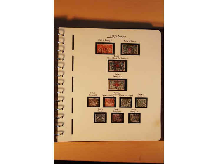 1766/1945, umfangreiche ungebrauchte/postfrische und gestempelte Sammlung mit Briefen und vielen besseren Werten, beginnend m