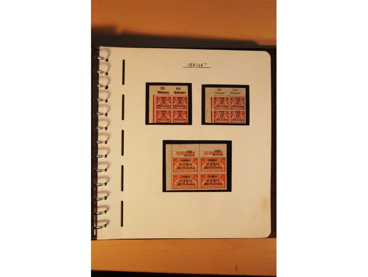 1766/1945, umfangreiche ungebrauchte/postfrische und gestempelte Sammlung mit Briefen und vielen besseren Werten, beginnend m
